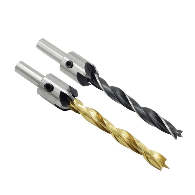 HSS Brad Points Countersink Twist Drill Bits