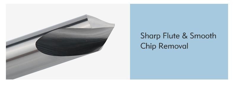 Bfl Freza Solid Carbide Spot Drill Bit End Milling Cutter Sharpen Nc Spot Drill Router Cutter Fixed Point Drills 90 Degree