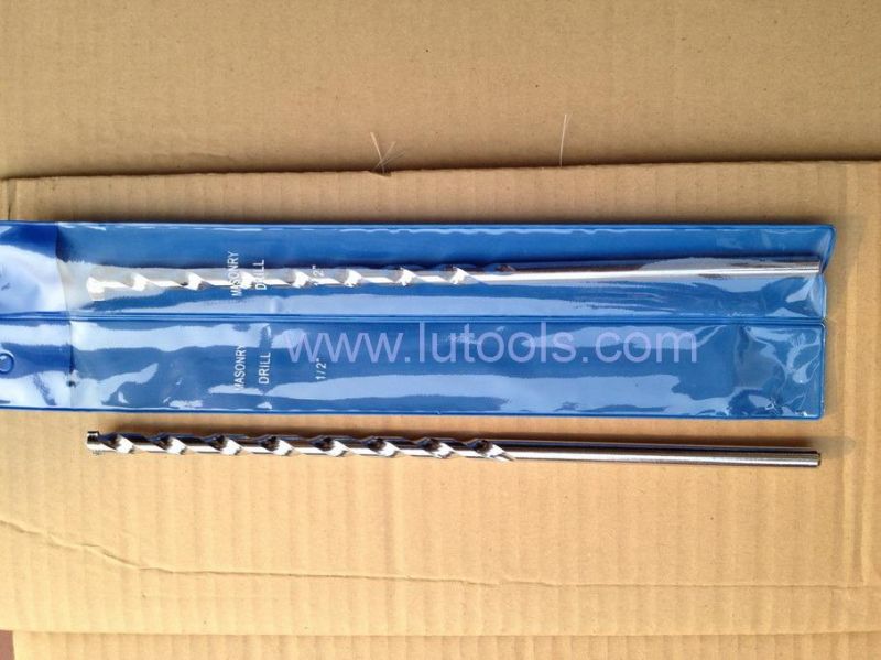 Masonry Drill Bit High Helix Chrome Plated