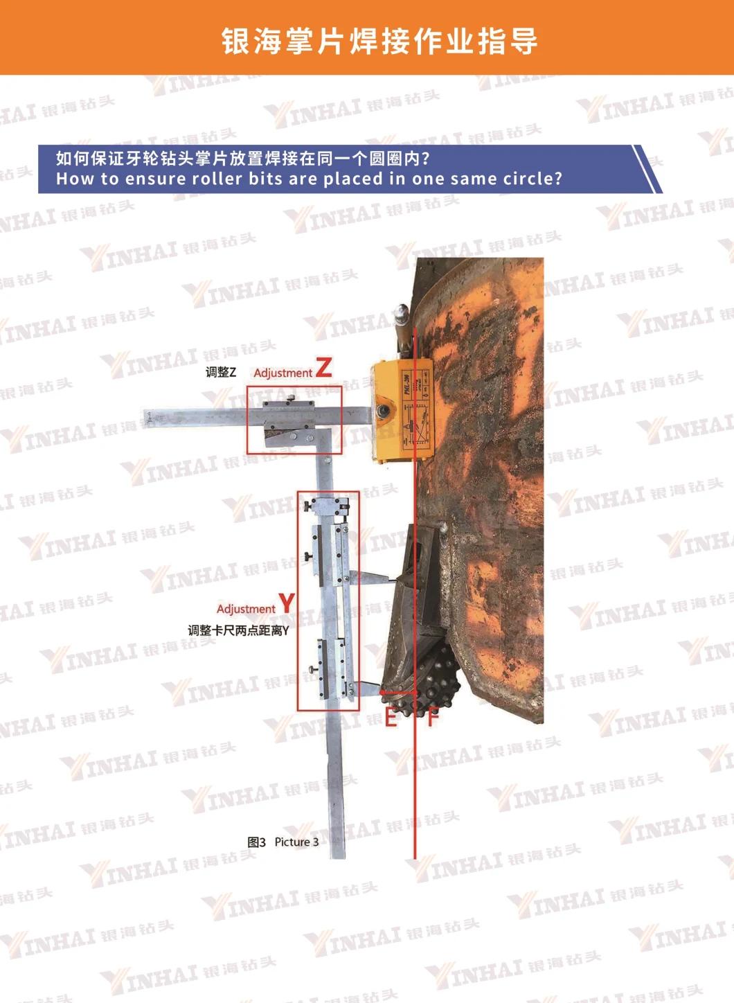 Detachable Tricone Single Roller Cones for Hard Formation with Gauge Protection