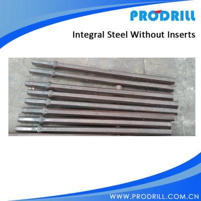 Integral Drill Rod Without Tips Hex22*108, Length 1000mm
