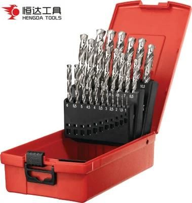 HSS Twist Drill Bit Set 25 PCS for Stainless Steel