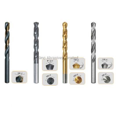 DIN338 Fully Ground Hssco / HSS Twist Jobber Drill Bit with Straight Shank for Drilling Stainless Steel Metal
