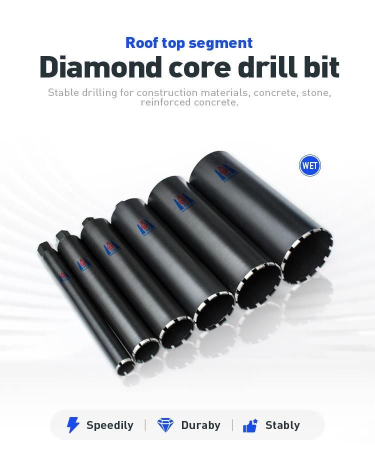 China Black Diamond Core Drill Bits for Reinforce Concrete