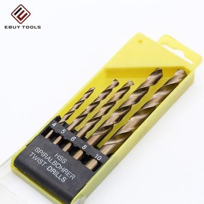 4mm Power Tool Accessory DIN338 Jobber Length Twist Metal M35 HSS Cobalt Drill Bit for Stainless Steel Metal