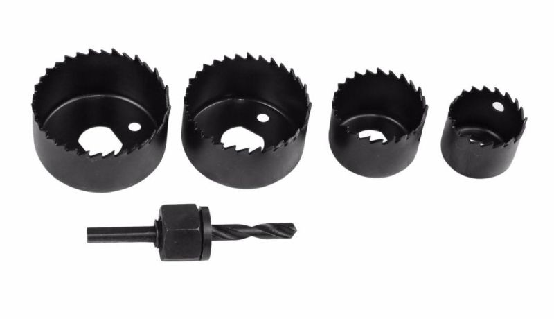 Power Tools Accessories Kit 5PCS 45# Carbon Steel Hole Saw Set