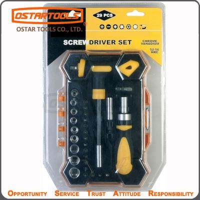 Scoket and Driver Bit Set 29PCS