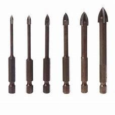 Glass Drill Bits Brown Finish Hex Shank (GD-006)