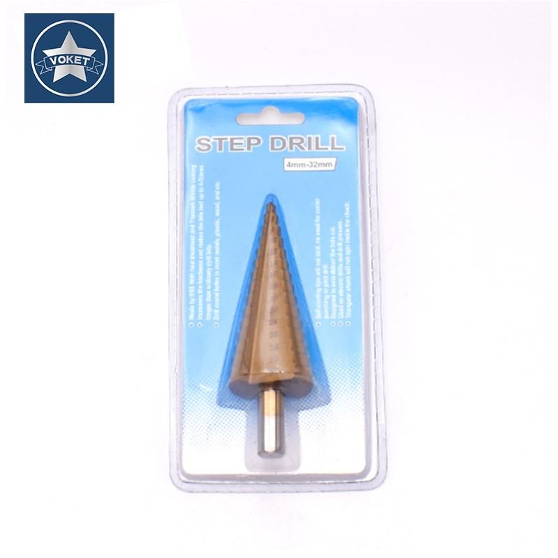 HSS Titanium Coated Triangle Handle Pagoda Drill Tools Multi-Tool Table Step Drill Tower Drills