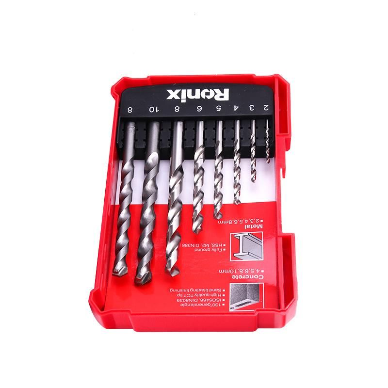 Ronix Model Rh-5583 High Quality Portable Wood Metal Drill Bit Set