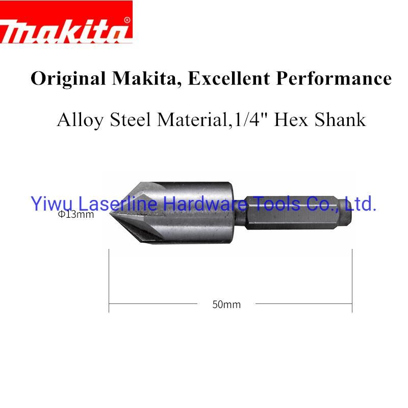 Excellent Performance HSS Countersink Hex Shank Makita Original Drill Bit for Metal Steel Copper Ni Alu Hole Chamfering