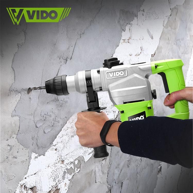 Vido Concrete Drilling Hammer Drill 3-12mm Masonry Drill Bit