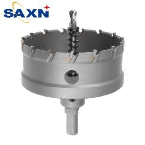 Saxn Tct Tip Hole Saw Cutter for Metal Drilling