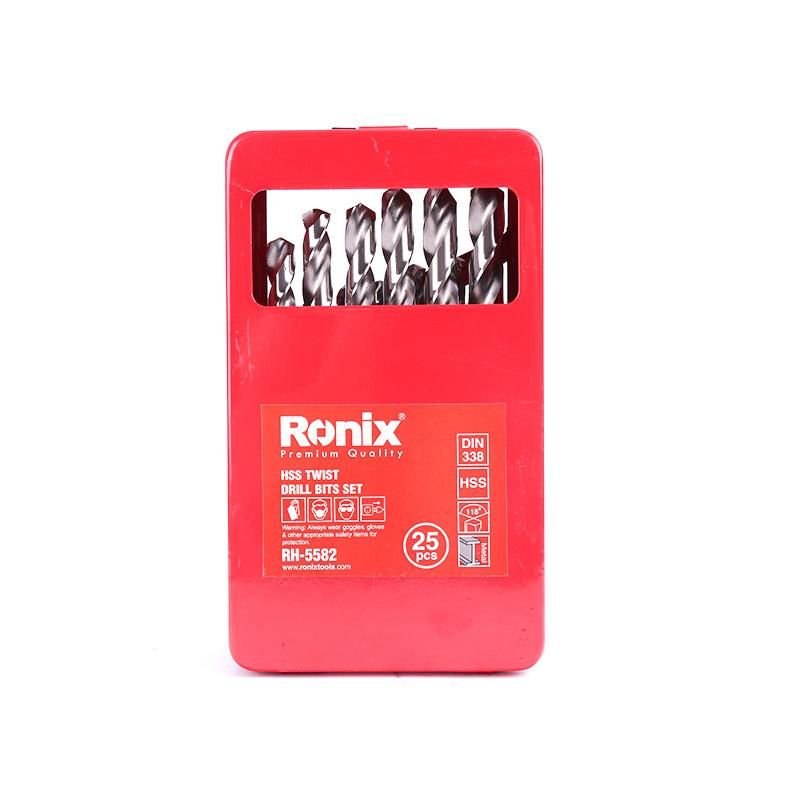 Ronix Model Rh-5582 HSS 1~13mm Metal Drill Bits Box