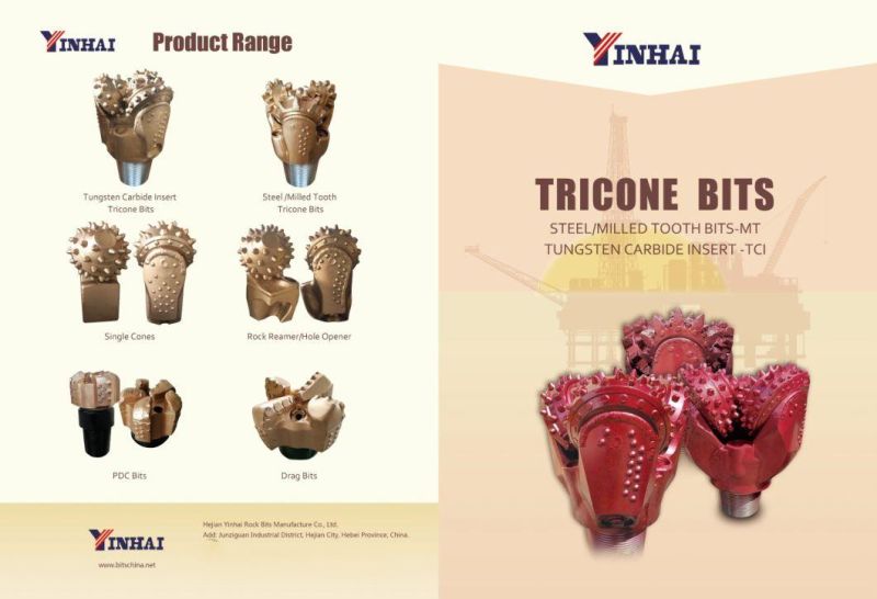 Tricone Bit with Sealed Journal Bearing 19" IADC437