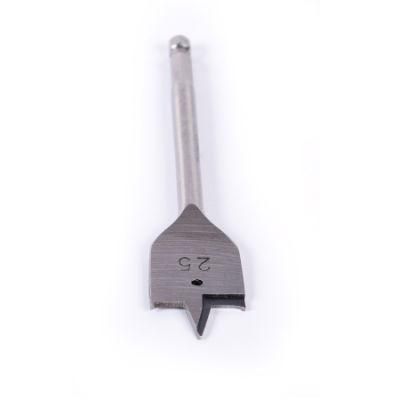Spade Drill Bit 6-35mm Carbon Steel Paddle Flat Bits for Woodworking