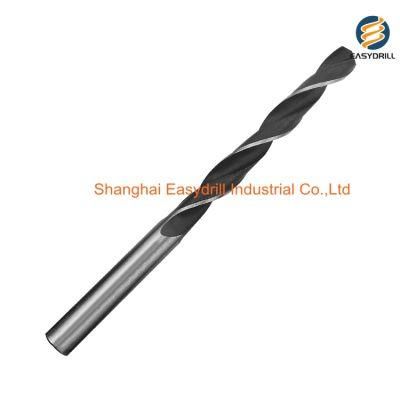 DIN338 Jobber Drill Twist Drill Bit Length Black and White Finish Rolled Forged HSS Twist Drills for Metal Stainless Steel Aluminium (SED-HTBW)