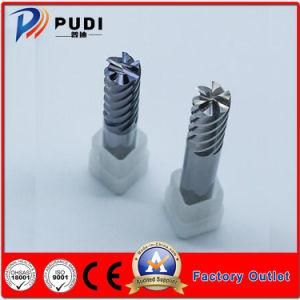 Solid HRC50 Carbide 6 Flutes Drill Bit