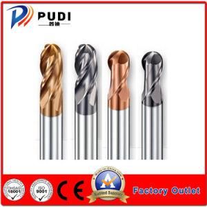 Solid Carbide HRC50 4 Flutes Ball Nose Drill Bit