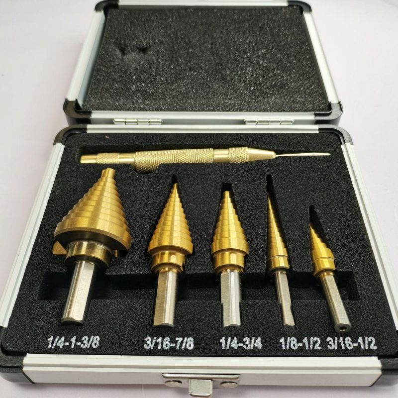 Cobalt M35 Spiral Stepped up Step Drill Bit for Drilling Stainless Steel