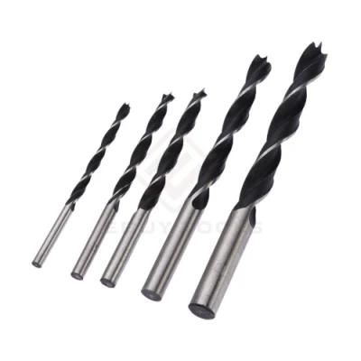 High Quality Black Flute Wood Drill Bits with Edge