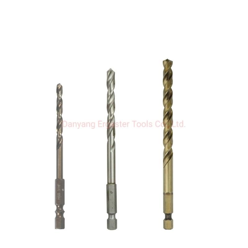 Hex Shank Quick-Change HSS Installation Drill Bit