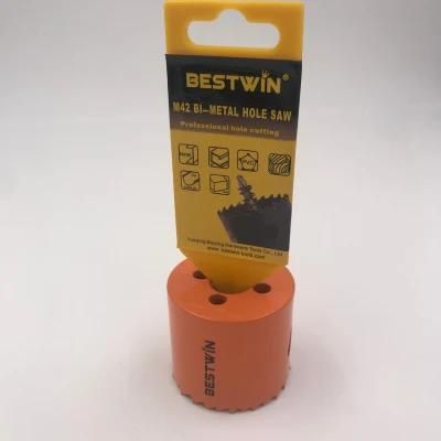 High Quality M42 Hole Saw Bestwin H. S. S Bi-Metal Cutter Hole Saw for Drill Bits Cutting Tool