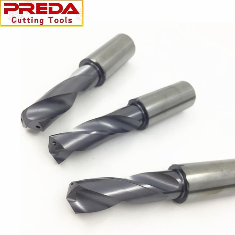 Solid Carbide Twist Drill 3xd/5xd/8xd Coating Internal Coolant Hole