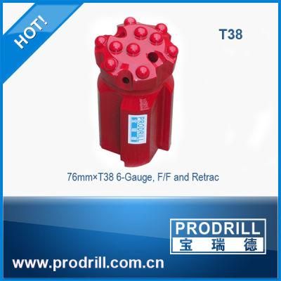 Hotsale T38 Rock Drilling Minging Retrac Thread Button Bits