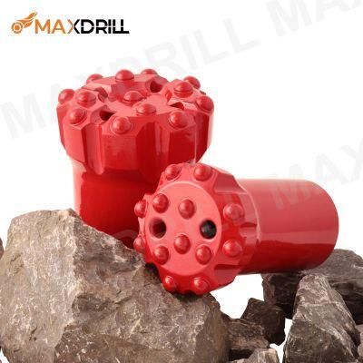 T45 Tungsten Carbide Retractable Thread Rock Drill Button Bits