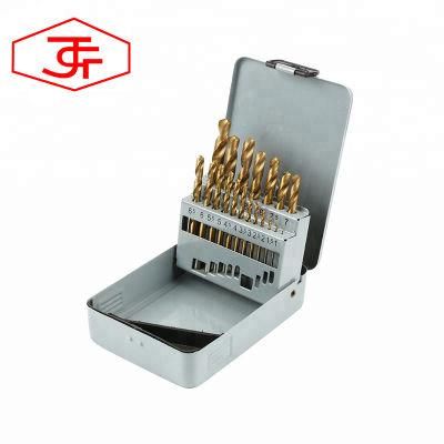 2018 Hot HSS Twist 19PC Drill Bit Set for Metal