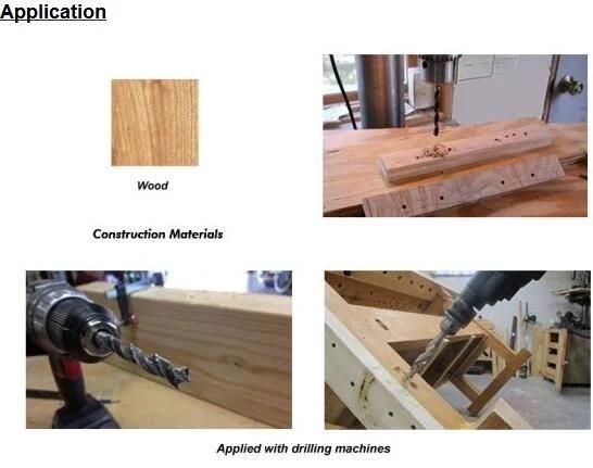 Good Price Tools Three Sharp Drill Bit for Woodworking