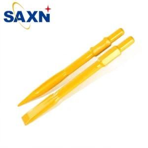 pH65A Flat &amp; Point Yellow Painted Hammer Chisels