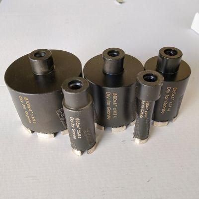 Od20-300mm M14 Dry Laser Welded Drilling Diamond Core Drill Bits for Granite