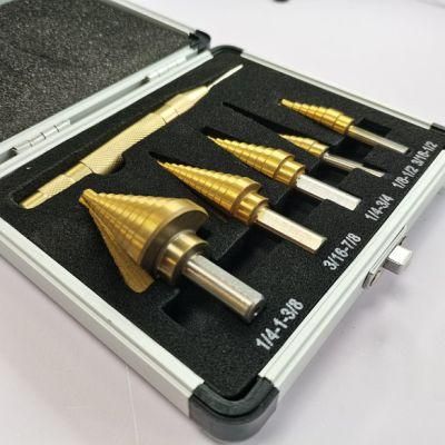 Cobalt M35 Spiral Stepped up Step Drill Bit for Drilling Stainless Steel