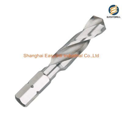 DIN3126 Fully Ground HSS Drills Stub Hex Shank Twist Drill Bit for Metal Stainless Steel Aluminium Drilling (SED-HTSH)