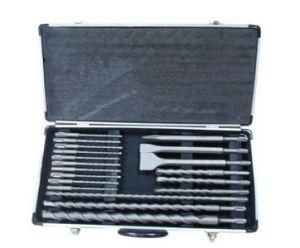 Power Tools Drill HSS Drills Bits 17PCS SDS-Plus Hammer for Metal Carbide Drill Bit