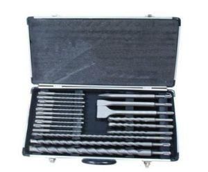 Power Tools Drill HSS Drills Bits 17PCS SDS-Plus Hammer for Metal Carbide Drill Bit