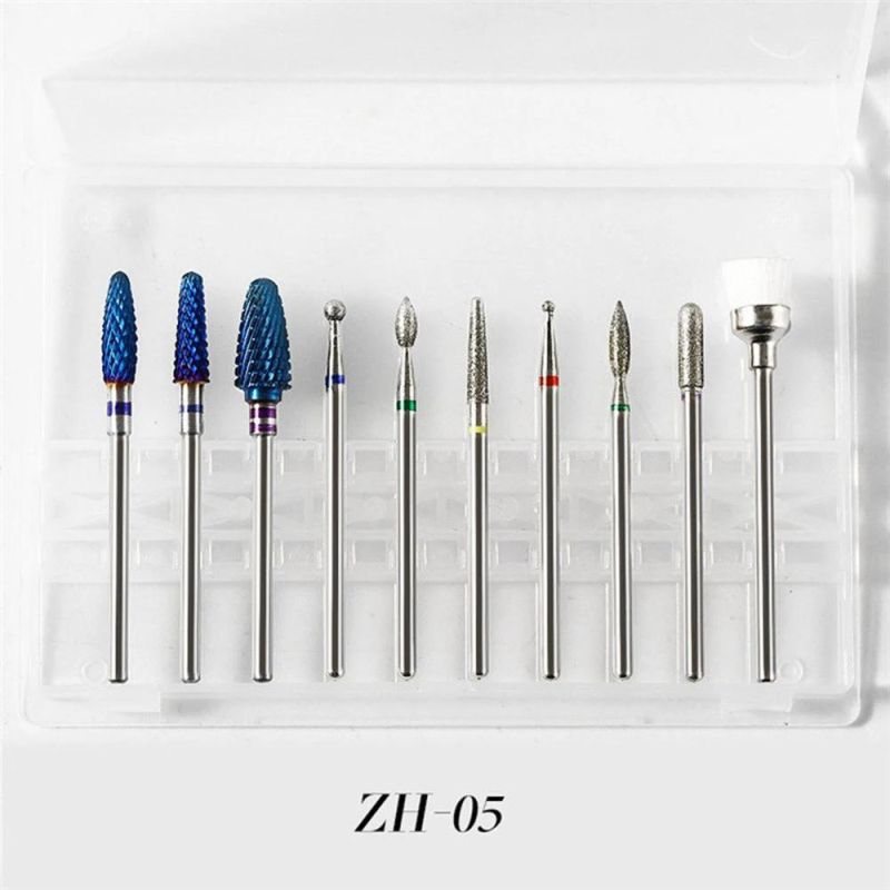 Wholesale Professional Bits Set Carbide Nail Drill Bits Tungsten Exfoliating Polishing Manicure Tool Nail Griding Head