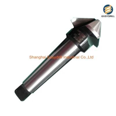 DIN335D 90 Degree 3 Flute HSS Countersink Drill Bit with Morse Taper Shank for Metal Deburring (SED-CS3F-TS)