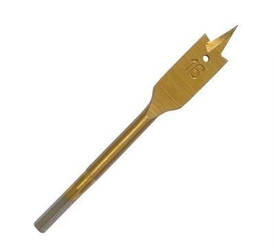 Tin-Coated Wood Spade Drill Bits Wood Flat Drill Bits (SED-TFD)