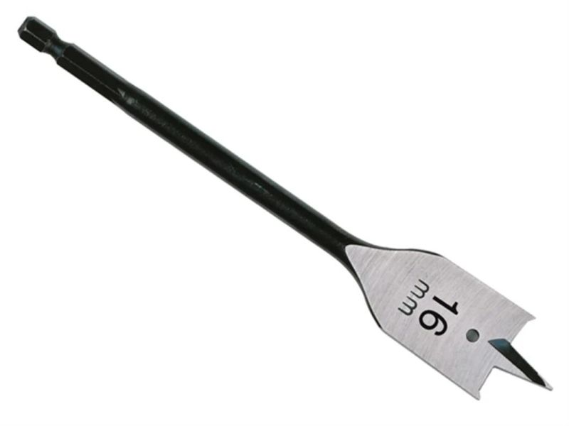 Hex Shank Centre Point Spade Flat Wood Drill Bit for Wood Clean and Fast Drilling