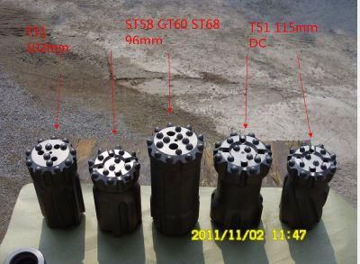 Thread Button Bit, St58, Gt60, St68, T51-102mm, T51-115mm