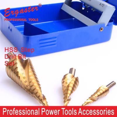 HSS4241 Titanium Coated Step Cone Drill Bit