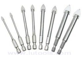 Glass Drill Bits Hex Shank Chrome Coated (GD-005)