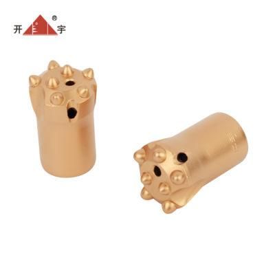 43mm Seven Teeth High Perdormance Tapered Button Bits for Copper Drilling