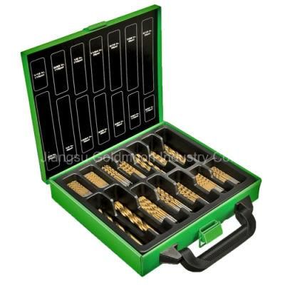 88PCS HSS Twist Drill Bit Set in Metal Case