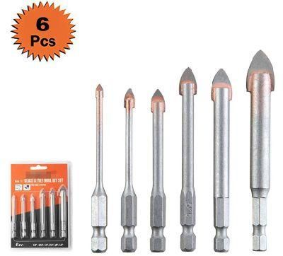 Tile Glass Drill Bits Set, Masonry Glass Drill Bits for Soft Ceramic Tile, Mirror, Plastic