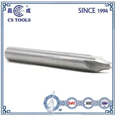 Customized Solid Carbide Straight Slot 3 Flutes Chamfer Tool