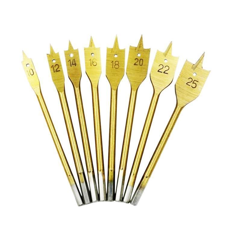 Tin Coating Spade Drill Bits Woodworking Tools